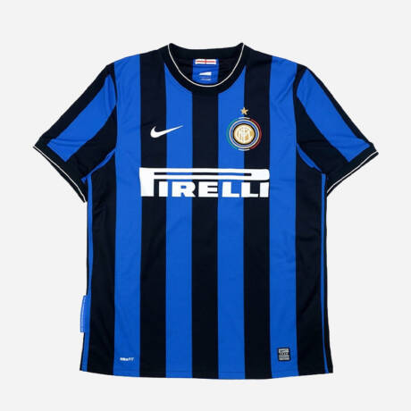 Maillot domicile Inter Milan 2010 porté en finale de la Ligue des Champions par Zanetti.