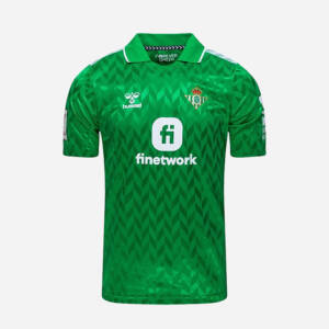 Maillot third Real Betis 2024 – Design moderne avec couleurs alternatives et logo Hummel.
