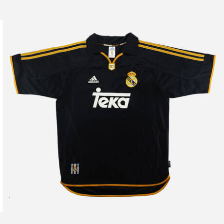 Maillot extérieur Real Madrid 2000-2001, couleur Noir