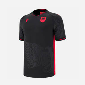 Maillot extérieur Albanie 2025/2026 noir avec détails rouges