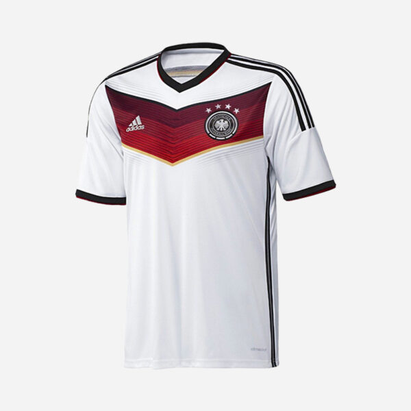 Maillot domicile Allemagne 2014 porté par Mesut Özil