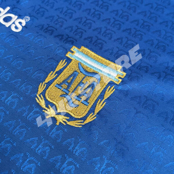Maillot extérieur Argentine 1994 porté par Diego Maradona