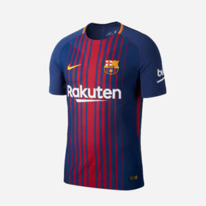 Maillot domicile FC Barcelone 2017 porté par Lionel Messi