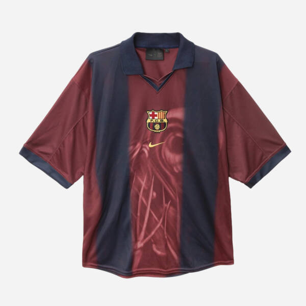Maillot spécial Barça x Travis Scott 2025 marron – collaboration exclusive