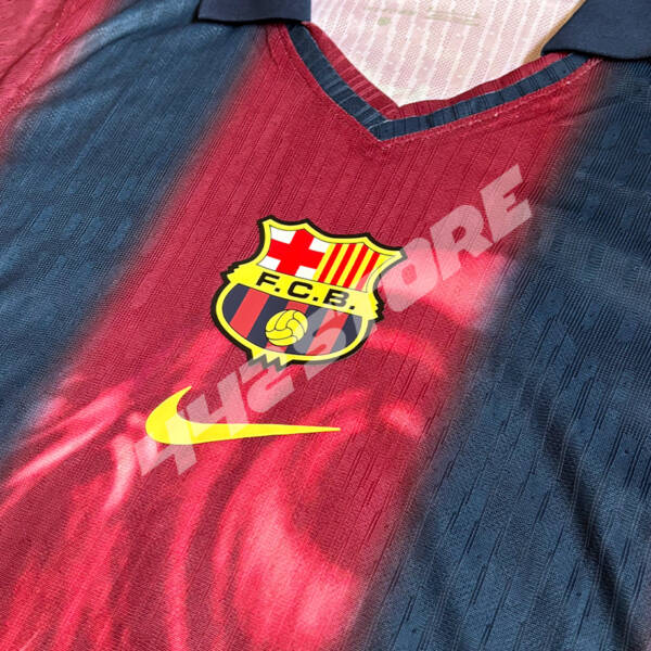 Maillot spécial Barça x Travis Scott 2025 marron – collaboration exclusive