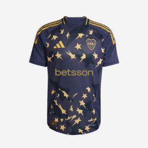 Maillot extérieur Boca Juniors 2025 porté par Edinson Cavani