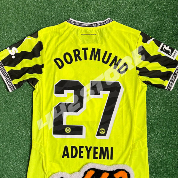 Maillot quatrième Dortmund 2024 porté par Adeyemi