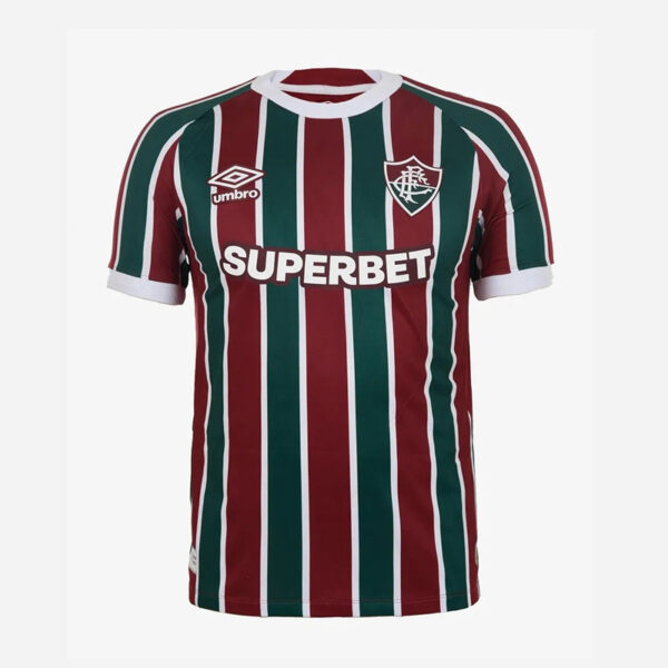 Maillot domicile Fluminense 2025 porté par Thiago Silva
