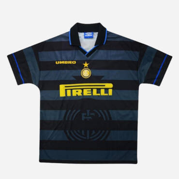 Maillot third Inter Milan 1997 porté par Ronaldo