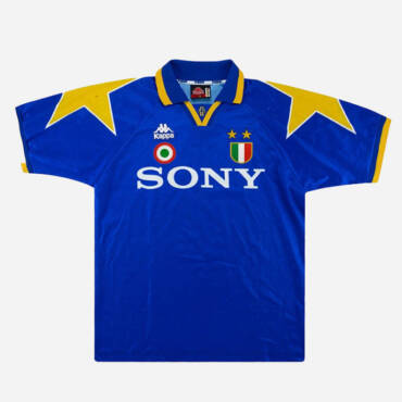Maillot Juventus finale Ligue des Champions 1996 porté par Del Piero