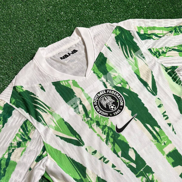 Maillot domicile Nigéria 2025 blanc et vert – Équipe nationale Super Eagles