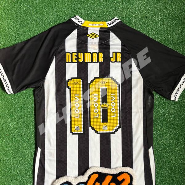 Maillot extérieur Santos 2025 noir – Neymar Jr