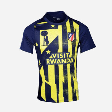 Maillot pré-match Atlético Madrid 2026 bleu et jaune