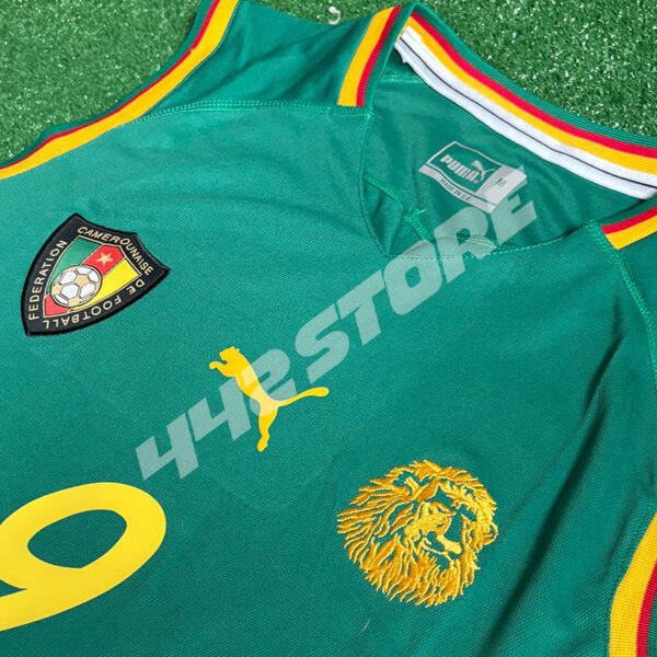 Maillot Domicile Cameroun Eto’o 2002 – Image 4
