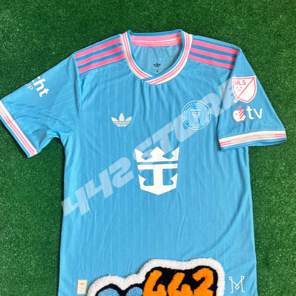 Maillot third Inter Miami 2026 bleu ciel et rose