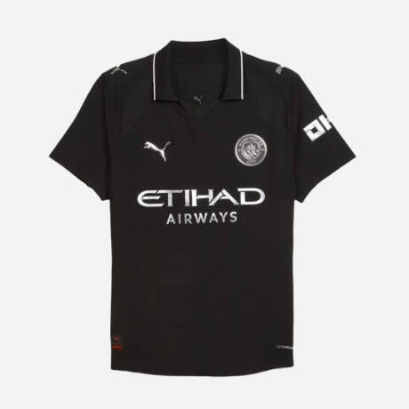 Maillot extérieur Manchester City 2026 noir et gris