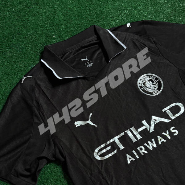 Maillot extérieur Manchester City 2026 noir et gris