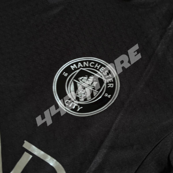 Maillot extérieur Manchester City 2026 noir et gris