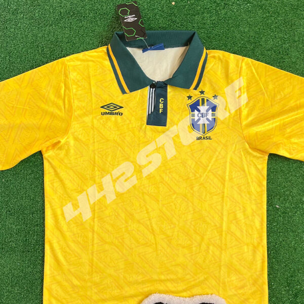 Maillot domicile Brésil 1991-1993 – Image 3
