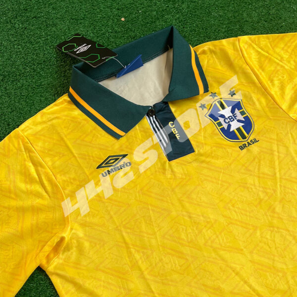 Maillot domicile Brésil 1991-1993 – Image 4