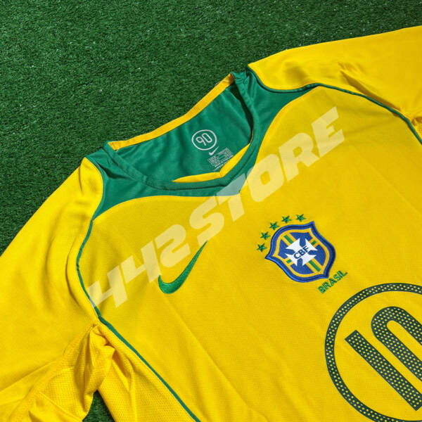Maillot Brésil 2004 T90 Ronaldinho équipe nationale