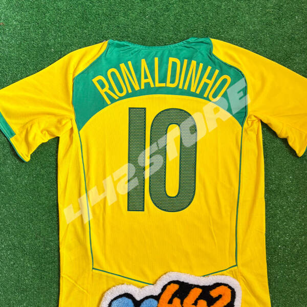 Maillot Brésil 2004 T90 Ronaldinho équipe nationale
