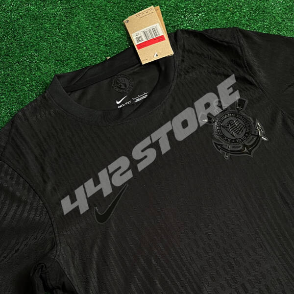 Maillot extérieur Corinthians 2024 noir intégral