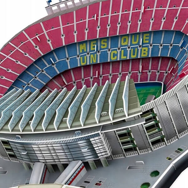 FC Barcelona Camp Nou - Puzzle 3D Stade de Football – Image 2