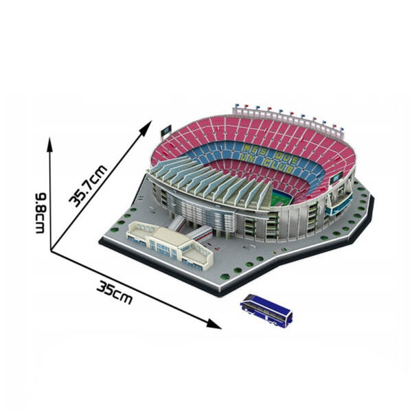 FC Barcelona Camp Nou - Puzzle 3D Stade de Football – Image 3