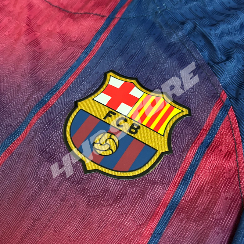 Maillot domicile FC Barcelone 2026 manches longues bleu et grenat