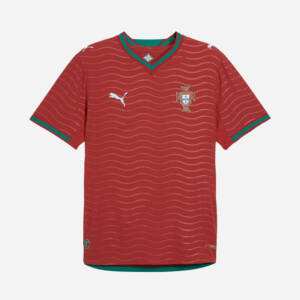 Maillot domicile Portugal saison 2026 rouge et vert