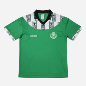 Maillot domicile Nigeria 1994-95 floqué Jay-Jay Okocha