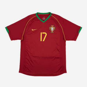 Maillot domicile Portugal 2006 floqué Cristiano