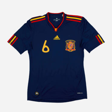 Maillot extérieur Espagne 2010 floqué Andres Iniesta