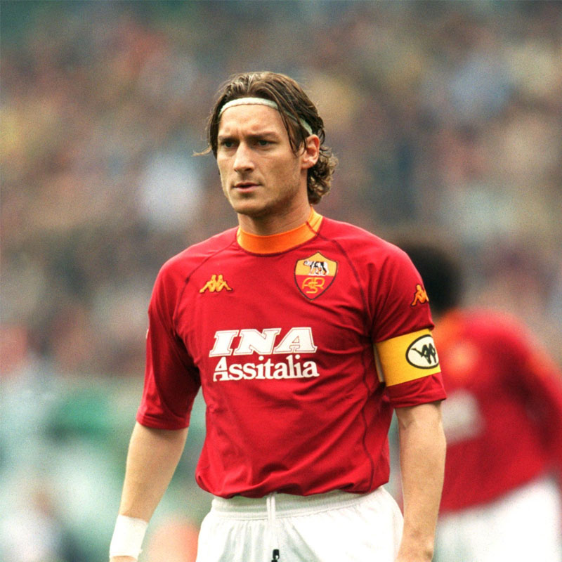 Maillot domicile AS Roma 2000 floqué Francesco Totti