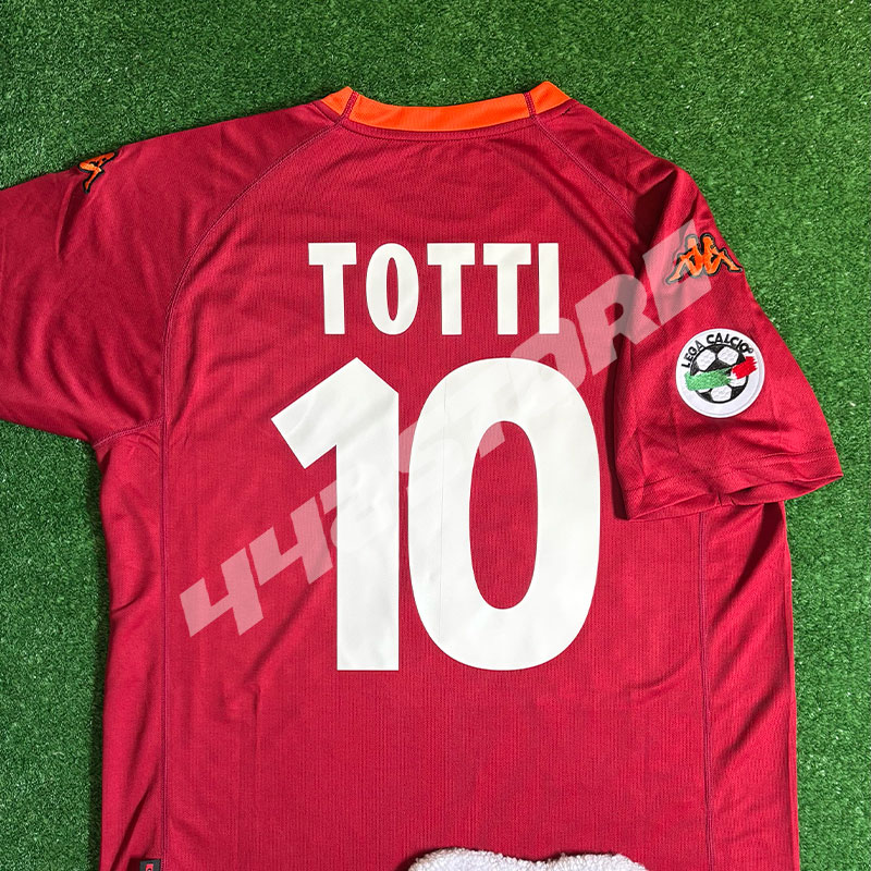 Maillot domicile AS Roma 2000 floqué Francesco Totti