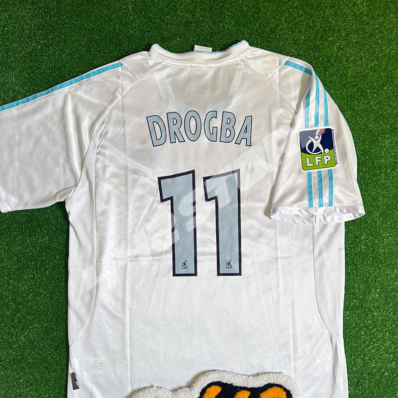 Maillot domicile Olympique de Marseille 2002-2003 floqué Didier Drogba