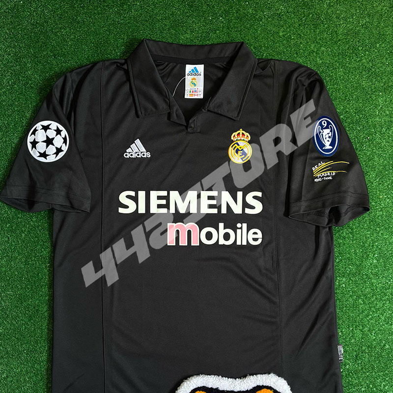 Maillot extérieur Real Madrid 2002-2003 floqué Zinedine Zidane