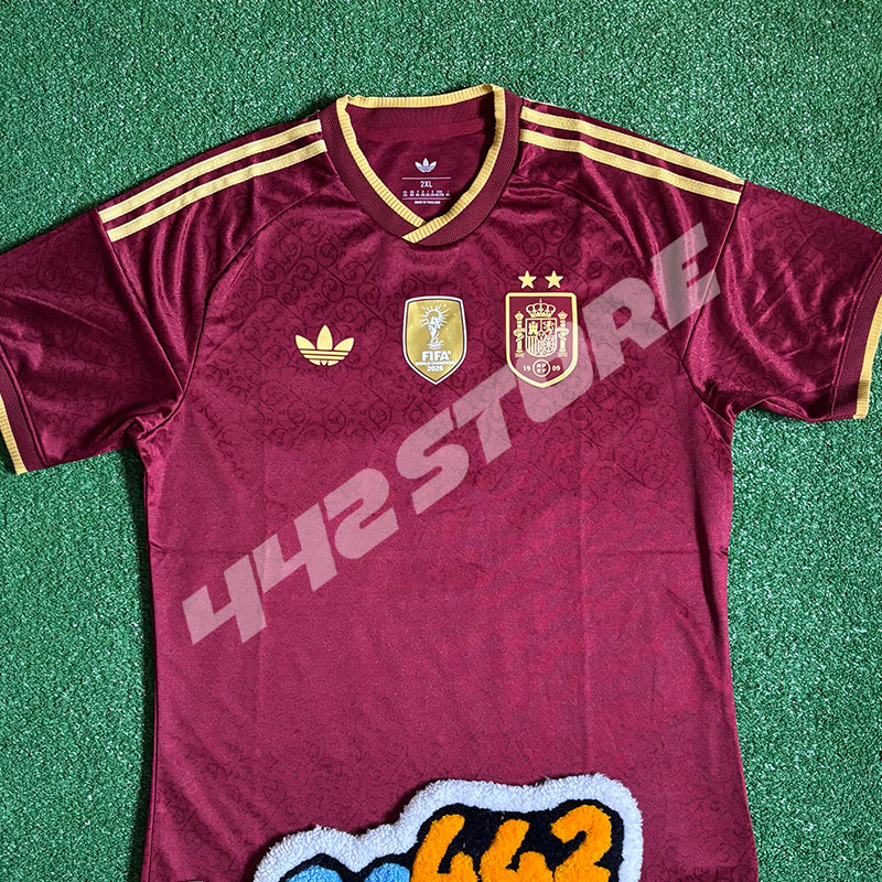 Maillot extérieur Espagne 2 2027 avec 2 étoiles
